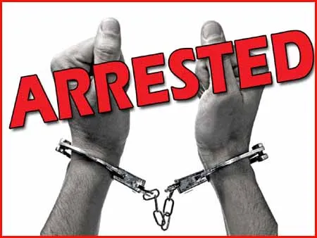 arrested